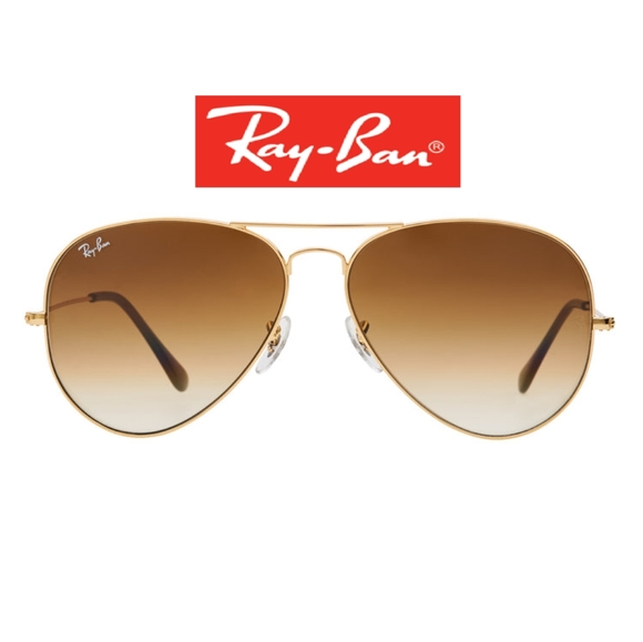 Ray-Ban Accessories - New Ray-Ban Aviator Gradient Brown RB3025 Men - Women